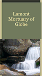 Mobile Screenshot of lamontmortuary.com